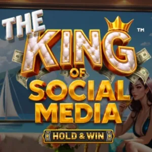 the king of social media slot icon