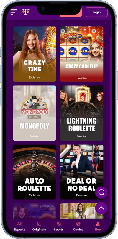 trust dice casino phone screen live games